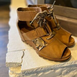 Sorel Joanie II Lace Wedge Sandal